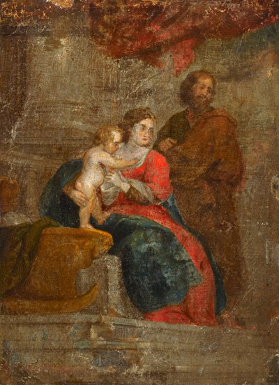 Holy Family by Unbekannt Unbekannt